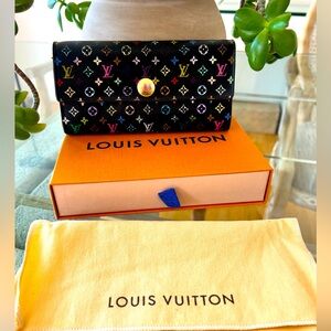 Louis Vuitton Murakami wallet with original box and dust bag